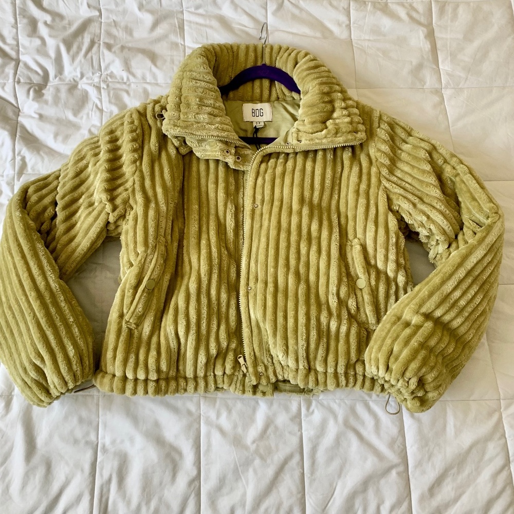 Urban outfitters BDG funnel neck corduroy jacket